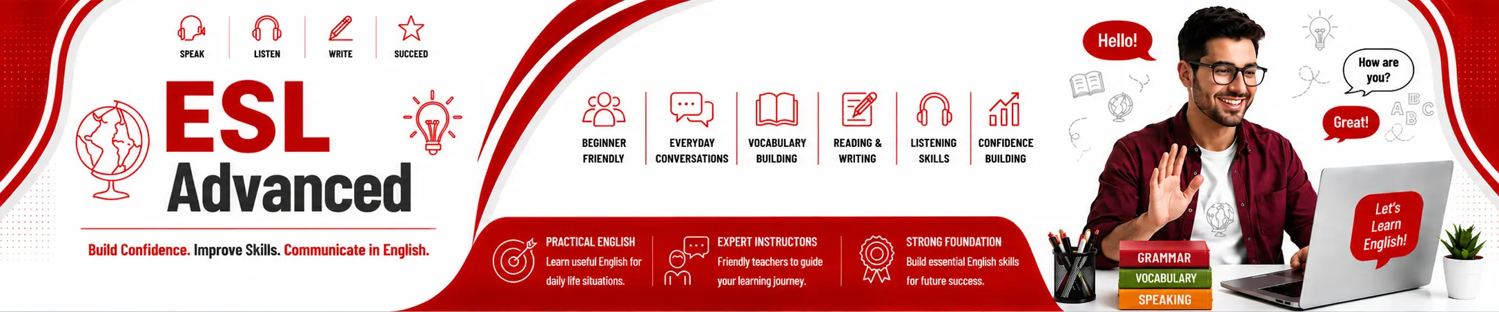 ESL Advanced Banner