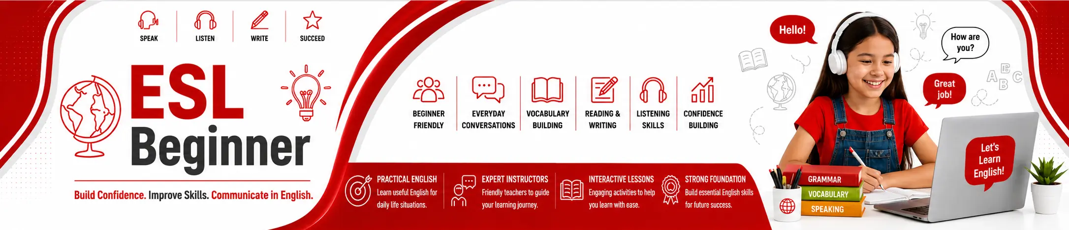 ESL Beginner Banner